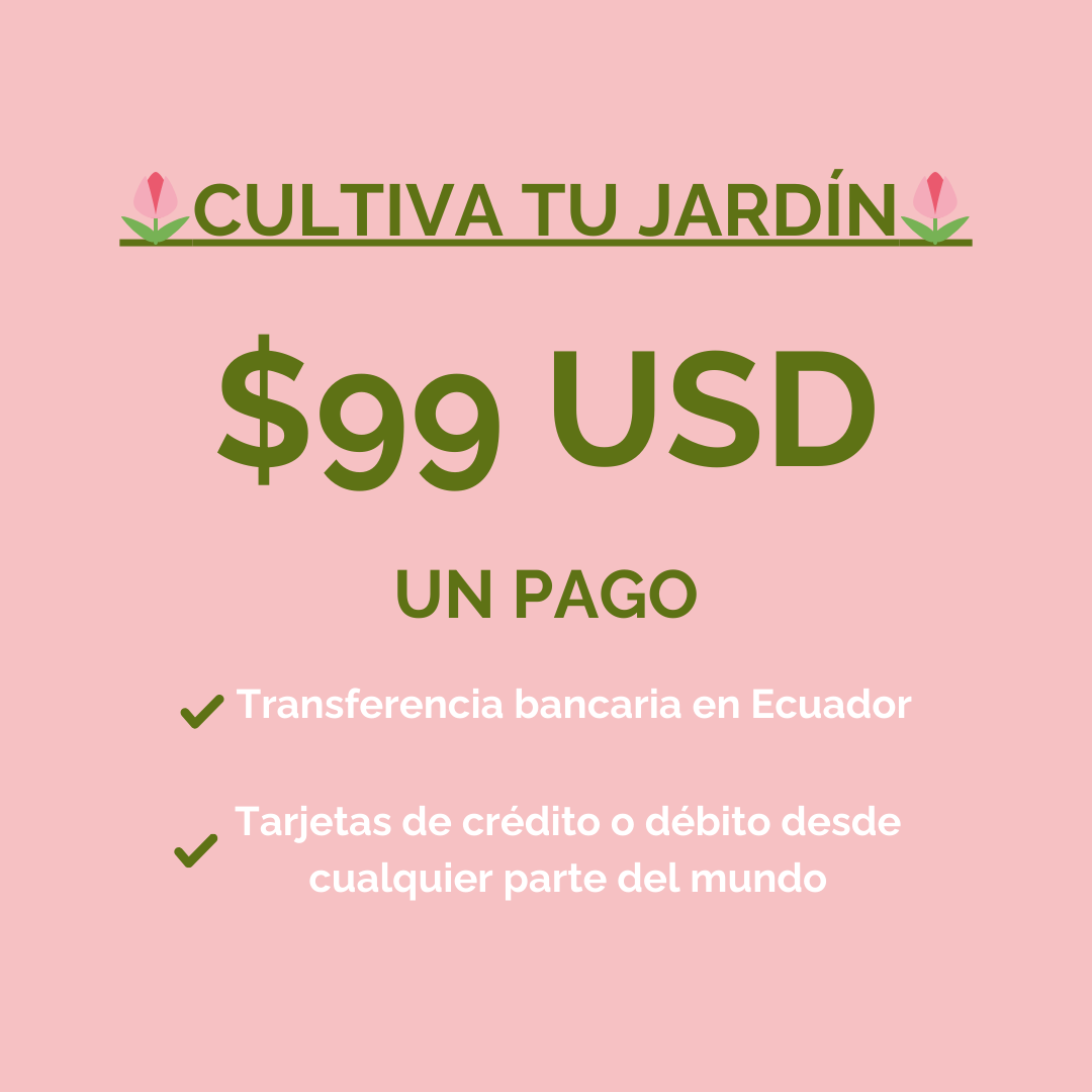 Cultiva tu jardín